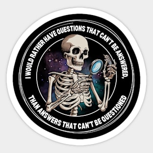 Richard Feynman Quote Sticker